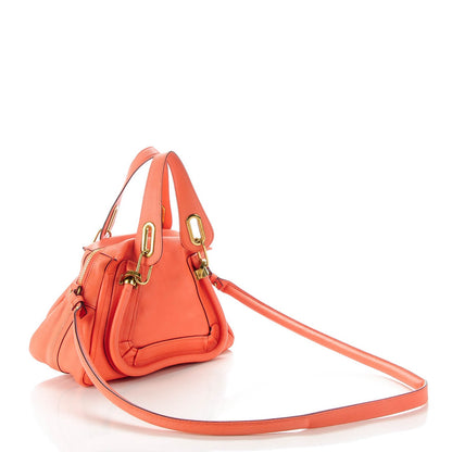 Chloe Calfskin Small Paraty Coral Pop 3 of 9