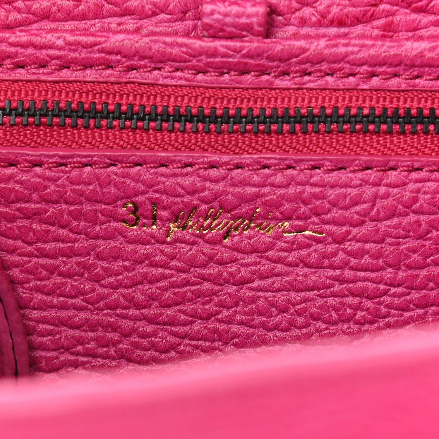 3.1 Phillip Lim Textured Calfskin Mini Pashli Satchel Magenta 6 of 12