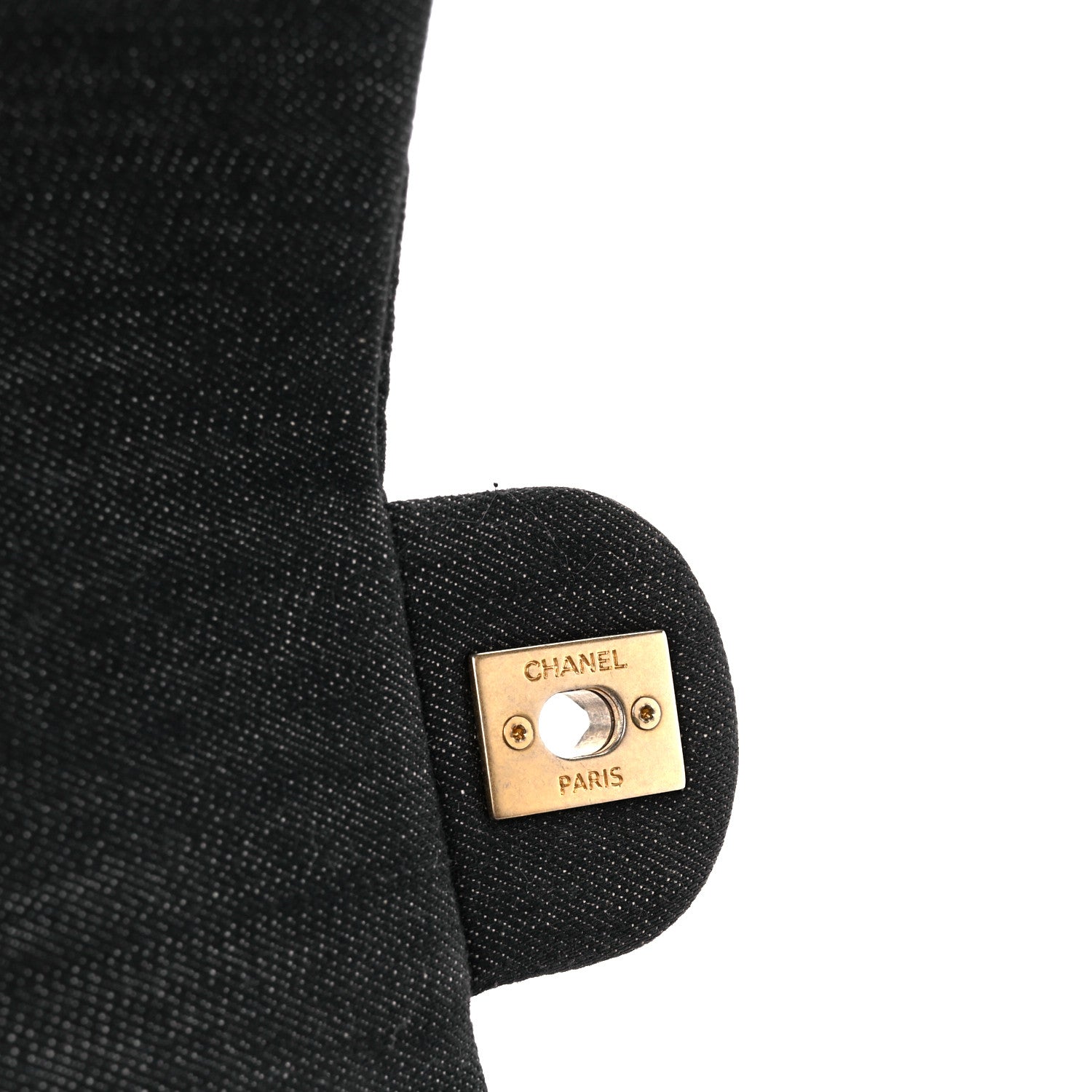 Chanel Denim Quilted Medium Funky Town Flap Black 7 of 12