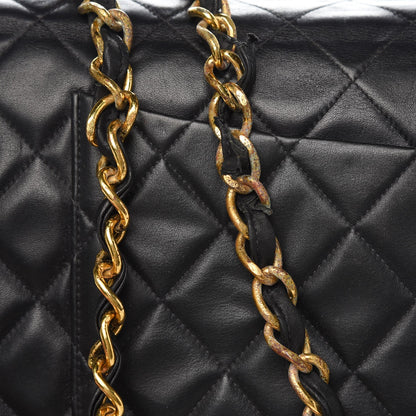Chanel Lambskin Quilted XL Jumbo Single Flap Black 9 of 16