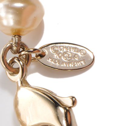 Chanel Pearl CC Long Necklace Gold 4 of 6