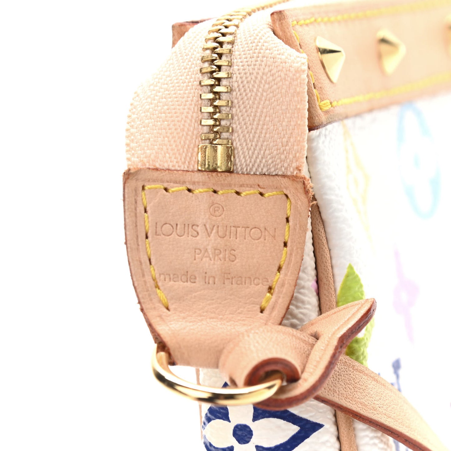 Monogram Multicolor Pochette Accessories White