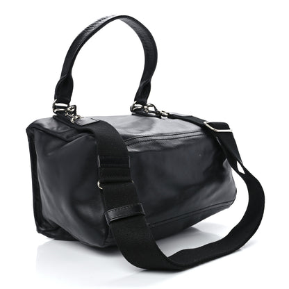 Givenchy Calfskin Medium Pandora Logo Strap Black 2 of 11