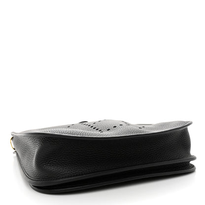 Hermes Taurillon Clemence Evelyne III PM Black 4 of 11