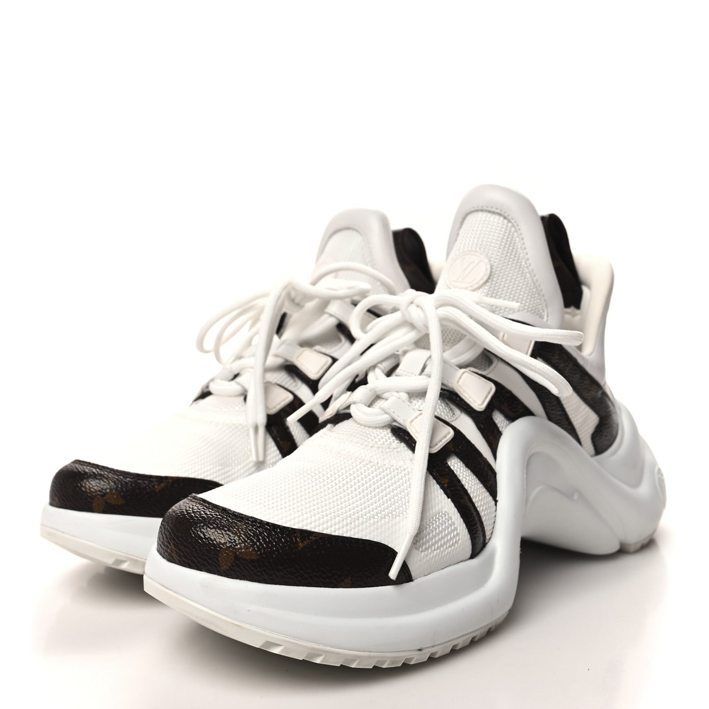 Patent Monogram LV Archlight Sneakers 39.5 White