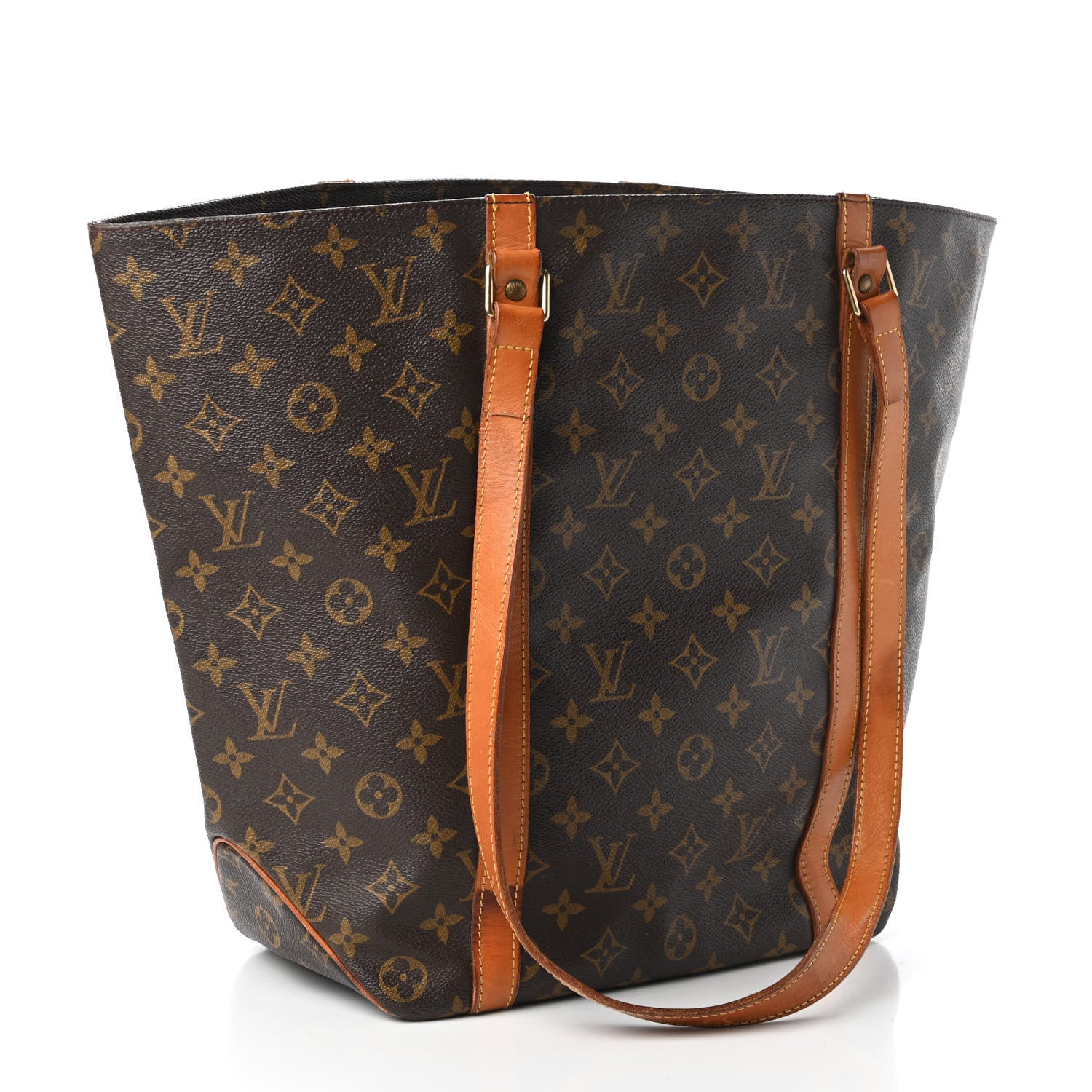 Louis Vuitton Monogram Sac Shopping Tote 3 of 10
