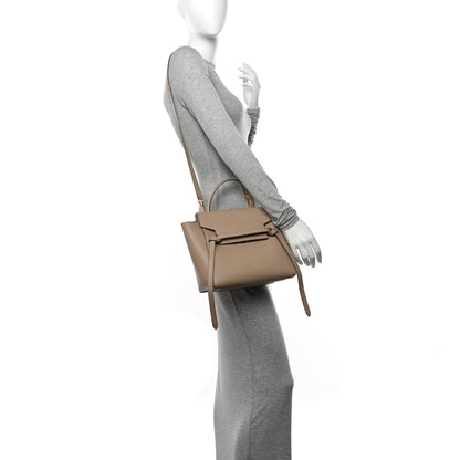 Celine Grained Calfskin Micro Belt Bag Light Taupe 2 of 16