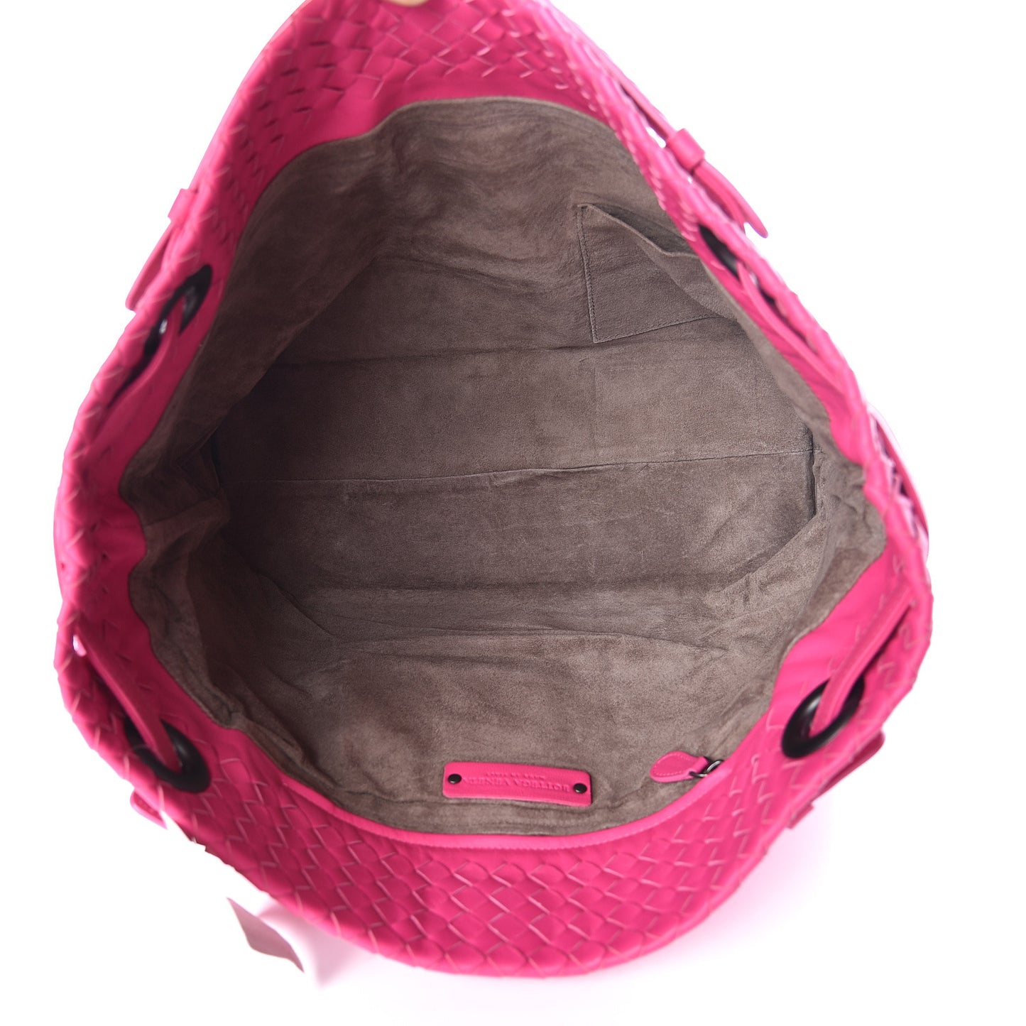 Nappa Intrecciato Medium Garda Bag Rosa Shock