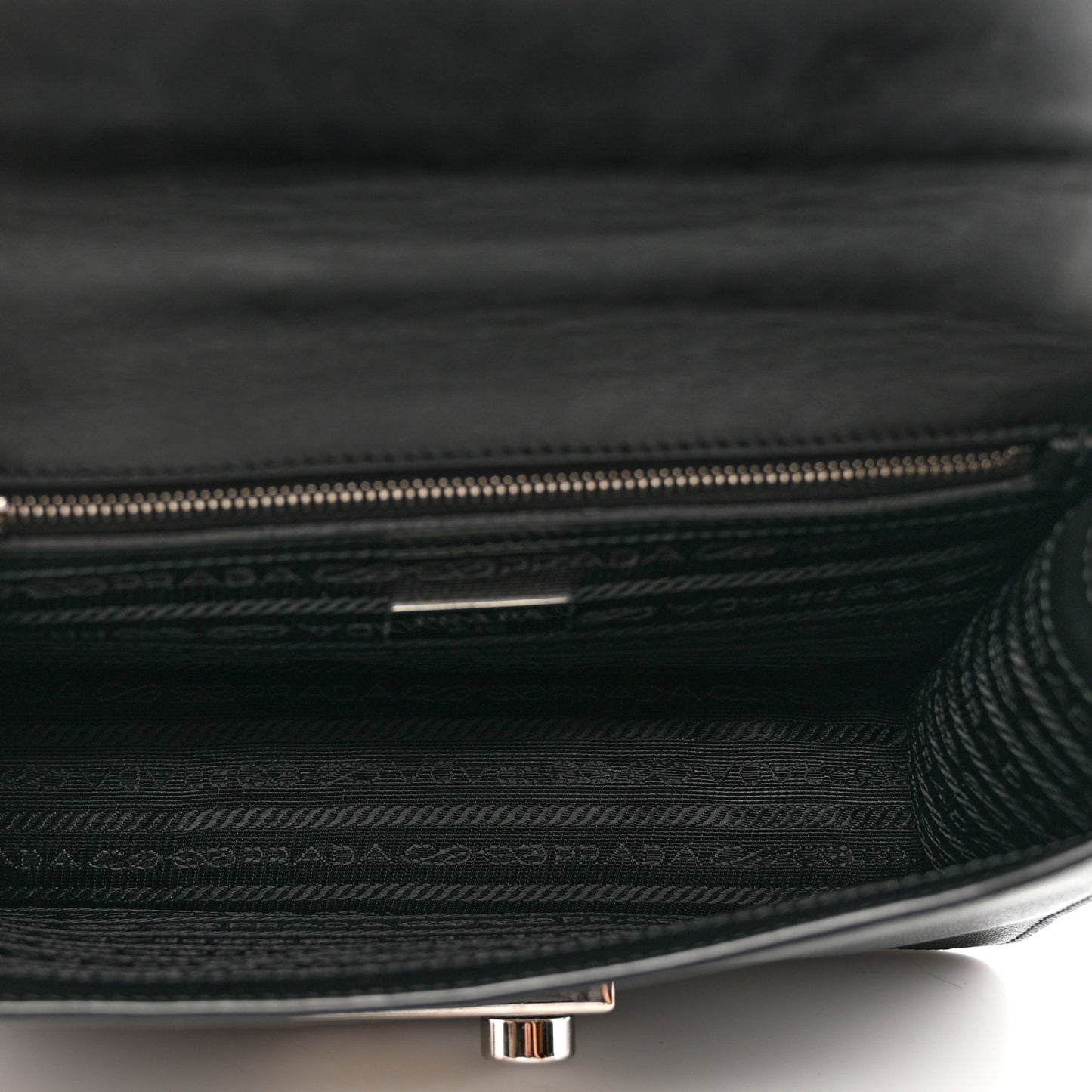 Saffiano Pattina Crossbody Bag Black