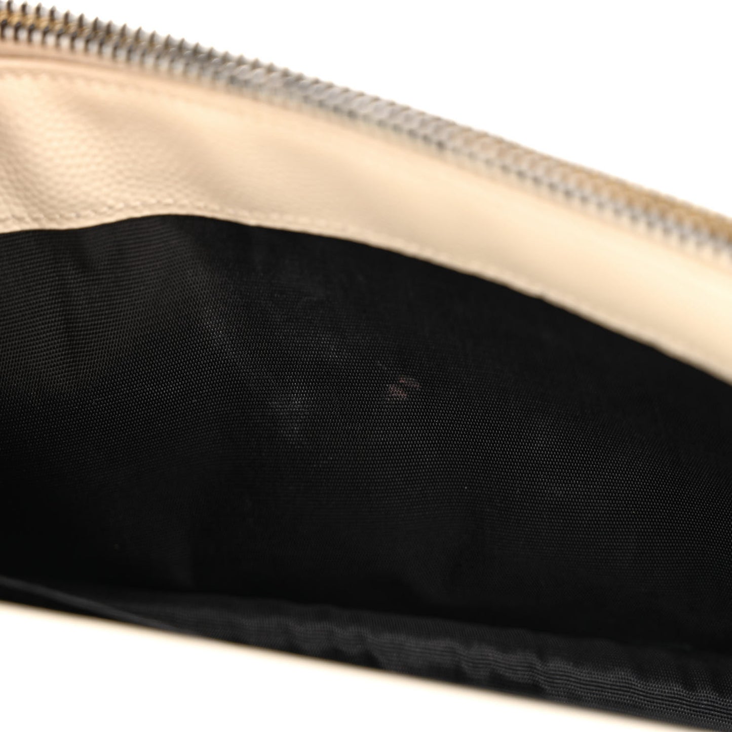 Grain De Poudre Matelasse Chevron Monogram Envelope Chain Wallet Dove White