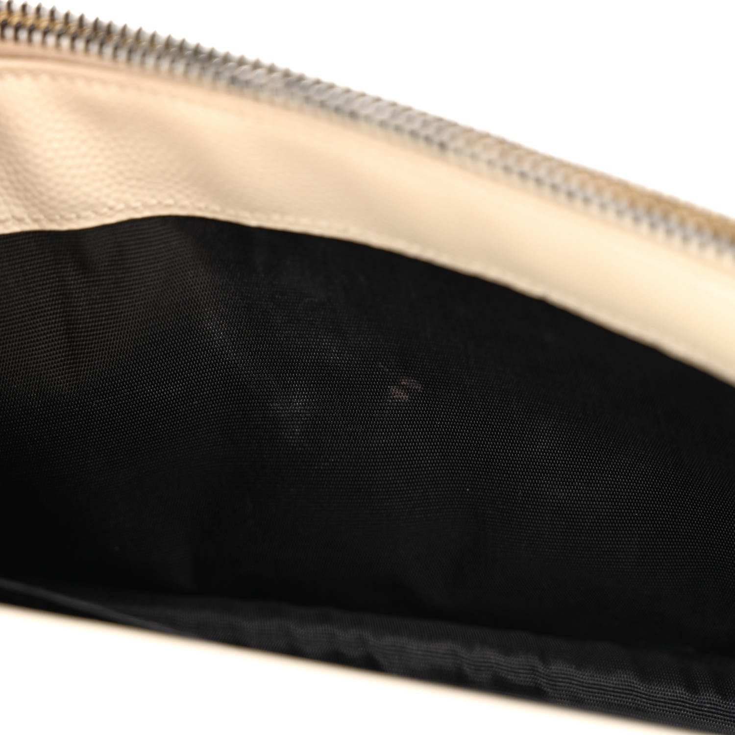 Saint Laurent Grain De Poudre Matelasse Chevron Monogram Envelope Chain Wallet Dove White 12 of 18