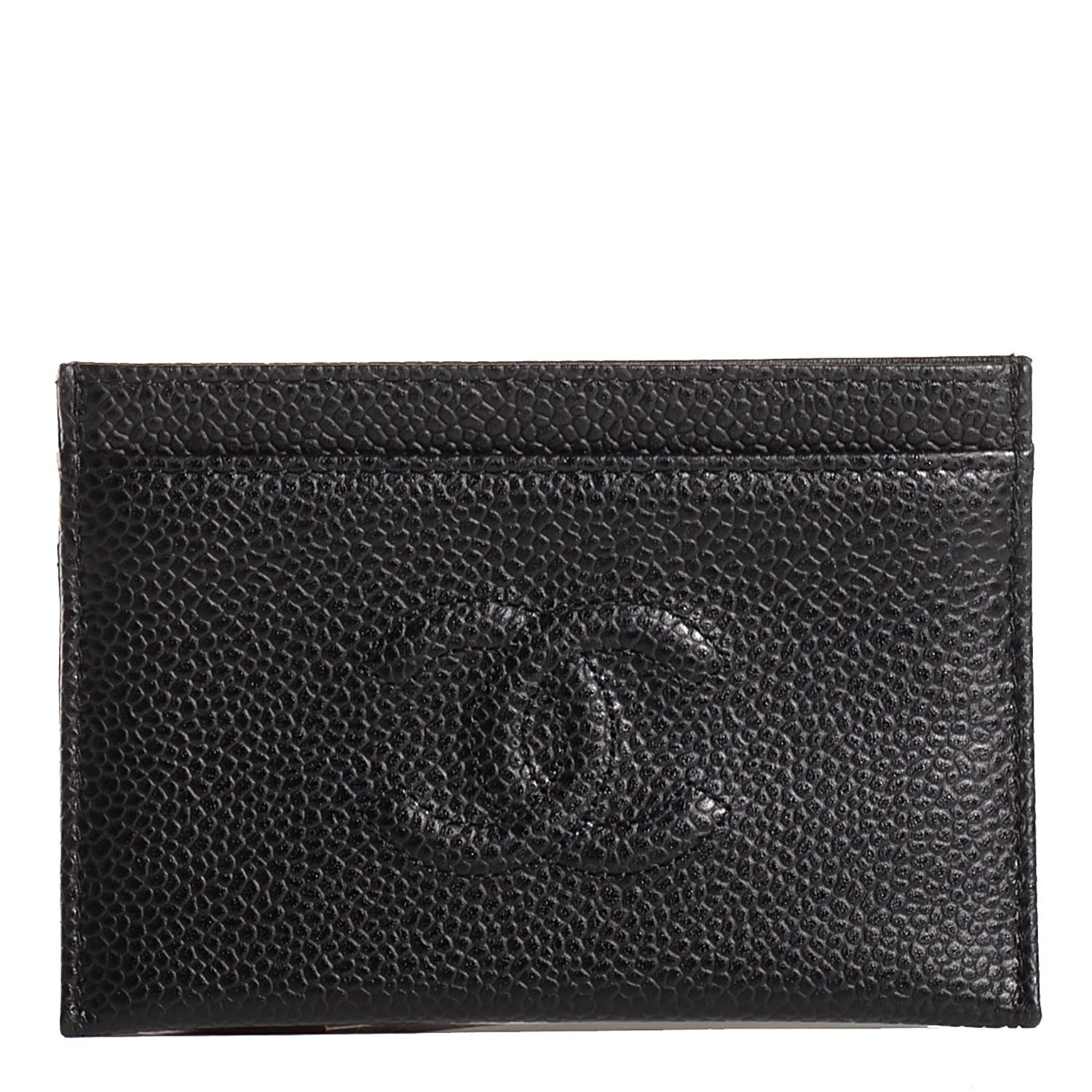 Chanel Caviar Timeless CC Card Holder Black 1 of 8