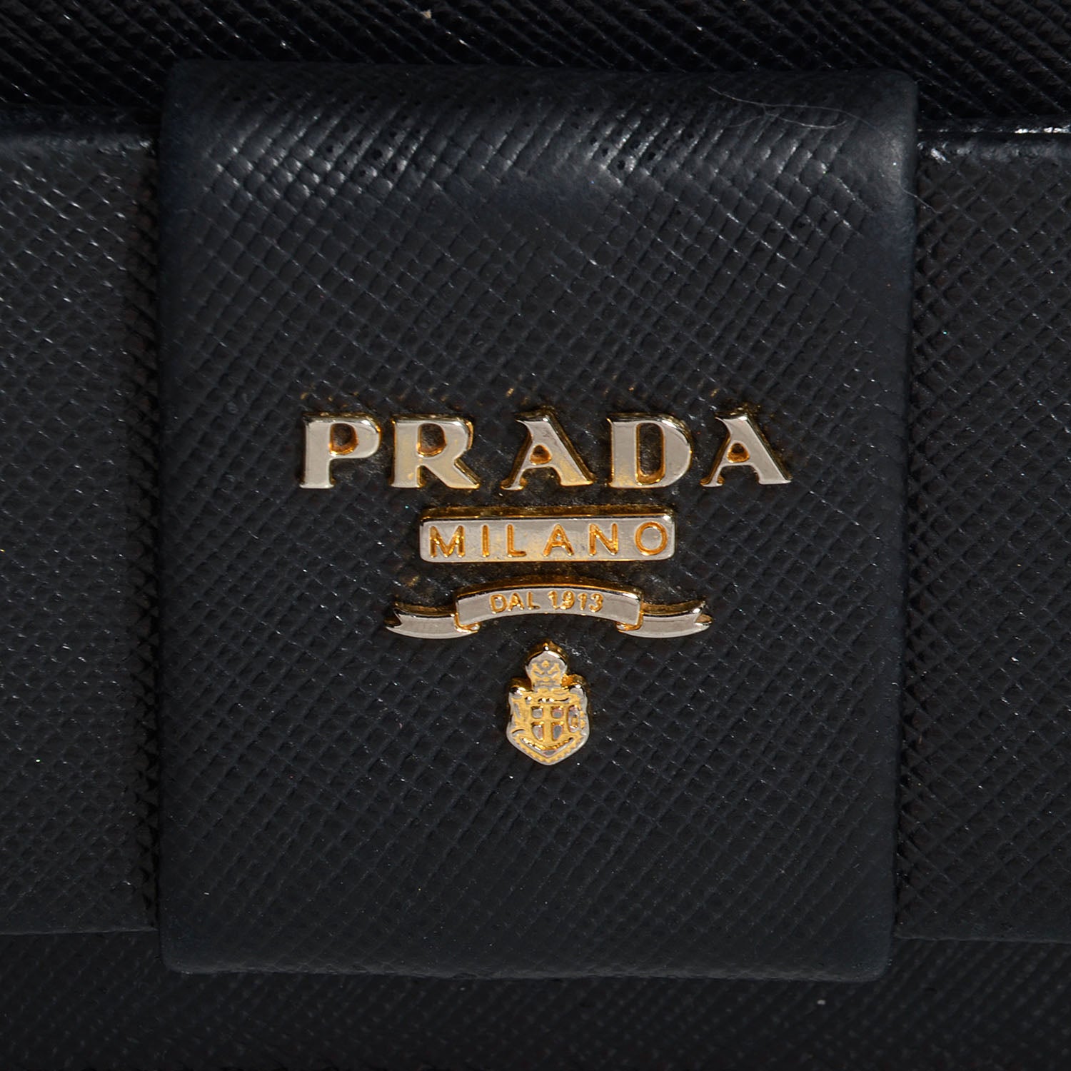 Prada Saffiano Bow Wallet Nero Black 8 of 8