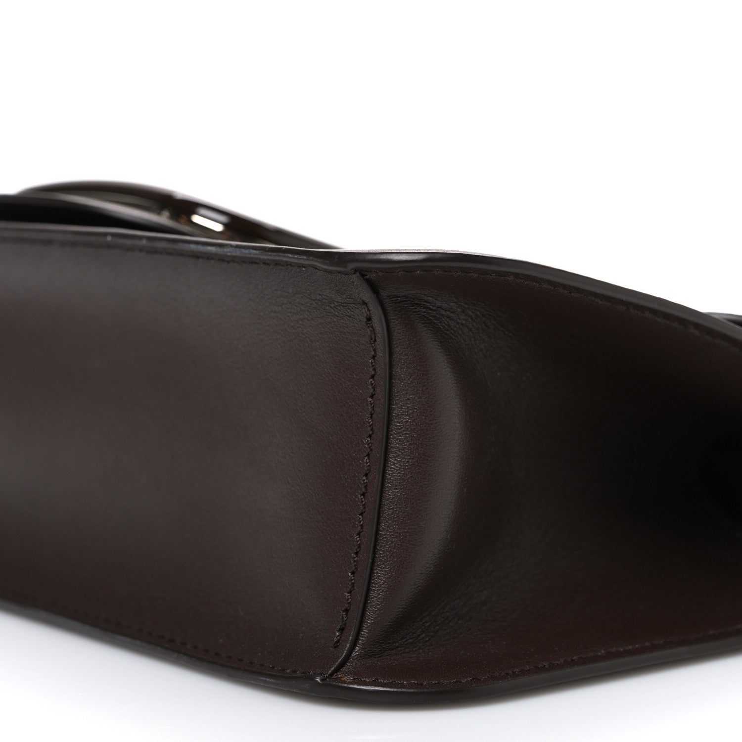 Valentino Garavani Calfskin Enamel Vlogo Loco Shoulder Bag Fondant 10 of 10