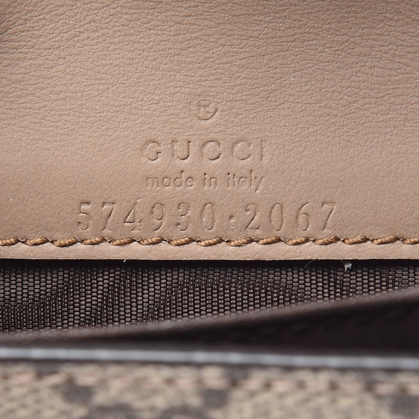 GG Supreme Monogram Dionysus Coin Purse Taupe