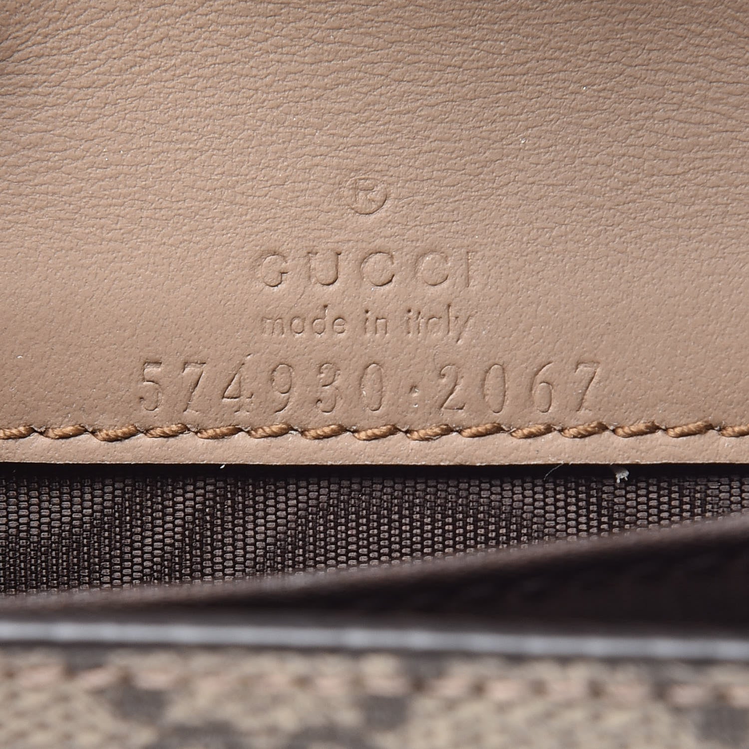 Gucci GG Supreme Monogram Dionysus Coin Purse Taupe 6 of 6