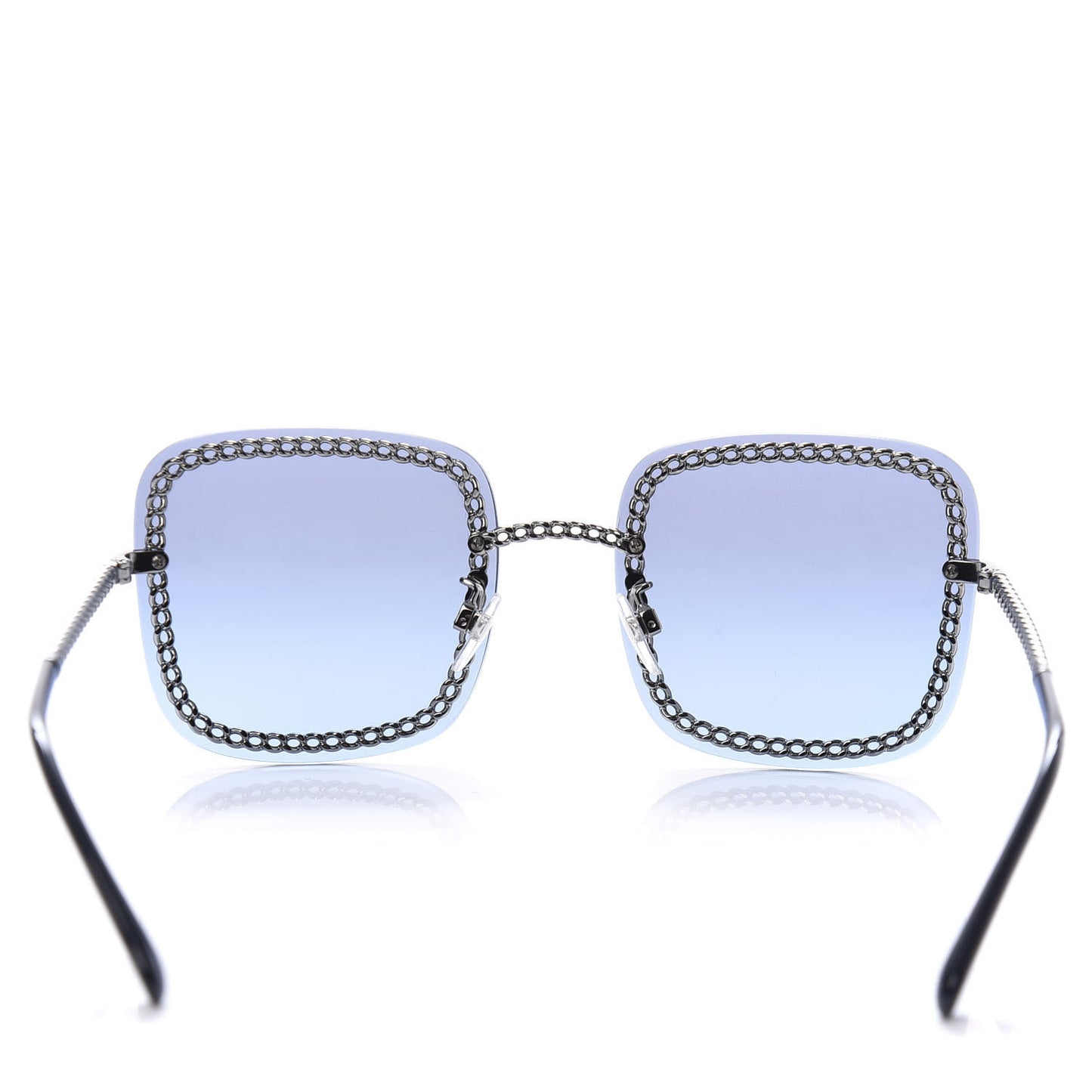 Square Removable Chain Sunglasses 4244 Blue