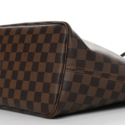 Louis Vuitton Damier Ebene Neo Neverfull MM Rose Ballerine 9 of 11
