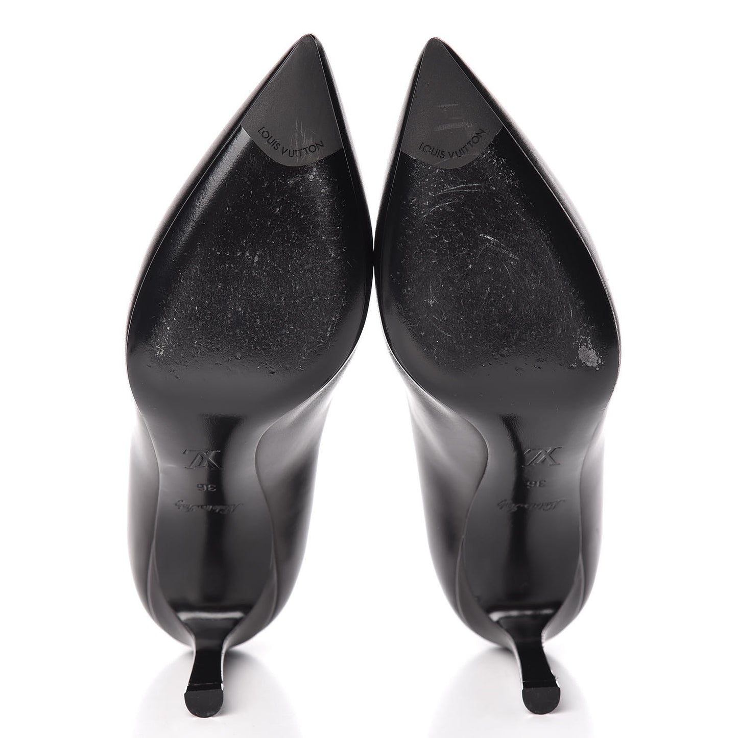 Calfskin Heartbreaker Pumps 36 Black