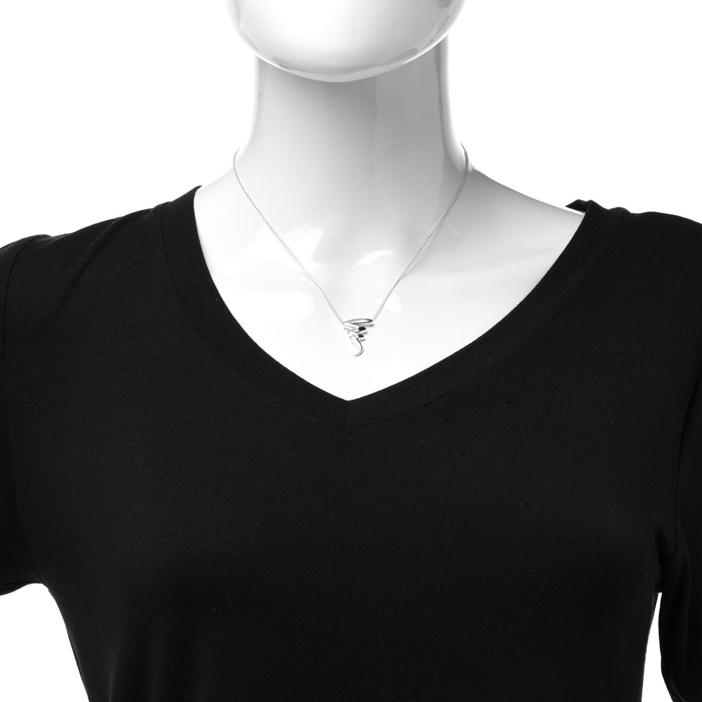Sterling Silver Paloma Picasso Scribble Pendant Necklace