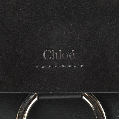 Chloe Suede Calfskin Mini Faye Bracelet Bag Black 6 of 7