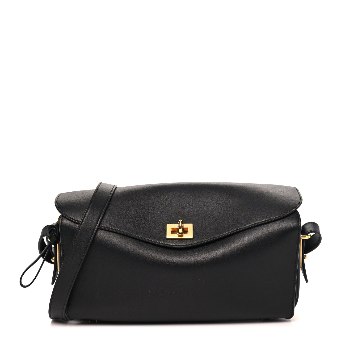 Smooth Calfskin Medium Le 7 Shoulder Bag Black