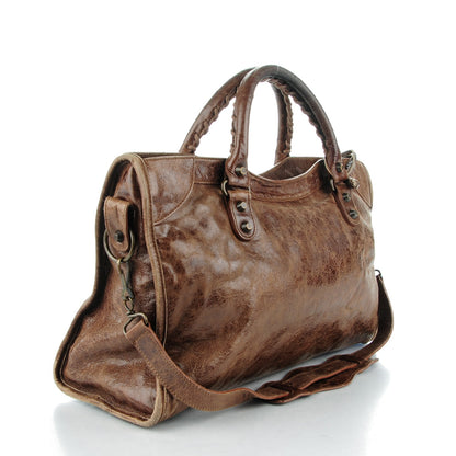 Balenciaga Chevre Classic Hardware City Olive Brown 3 of 9