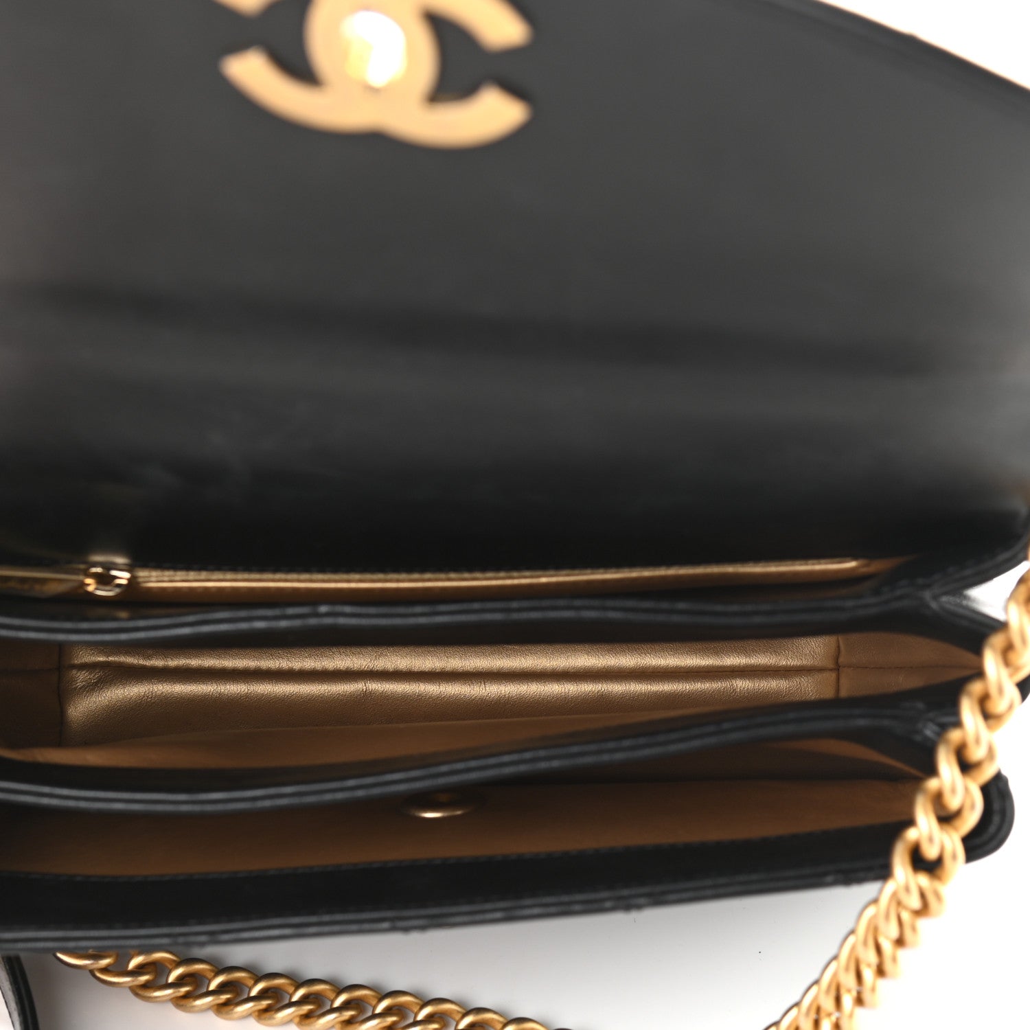 Chanel Lambskin Quilted Medium Trendy Spirit Top Handle Bag Black 5 of 11