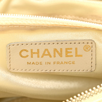 Chanel Distressed Lambskin Lady Braid Bowler Ivory 6 of 11