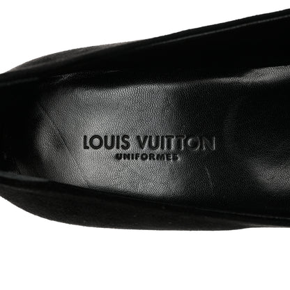 Louis Vuitton Suede Monogram Uniformes Ballet Flats 40 Black 7 of 10