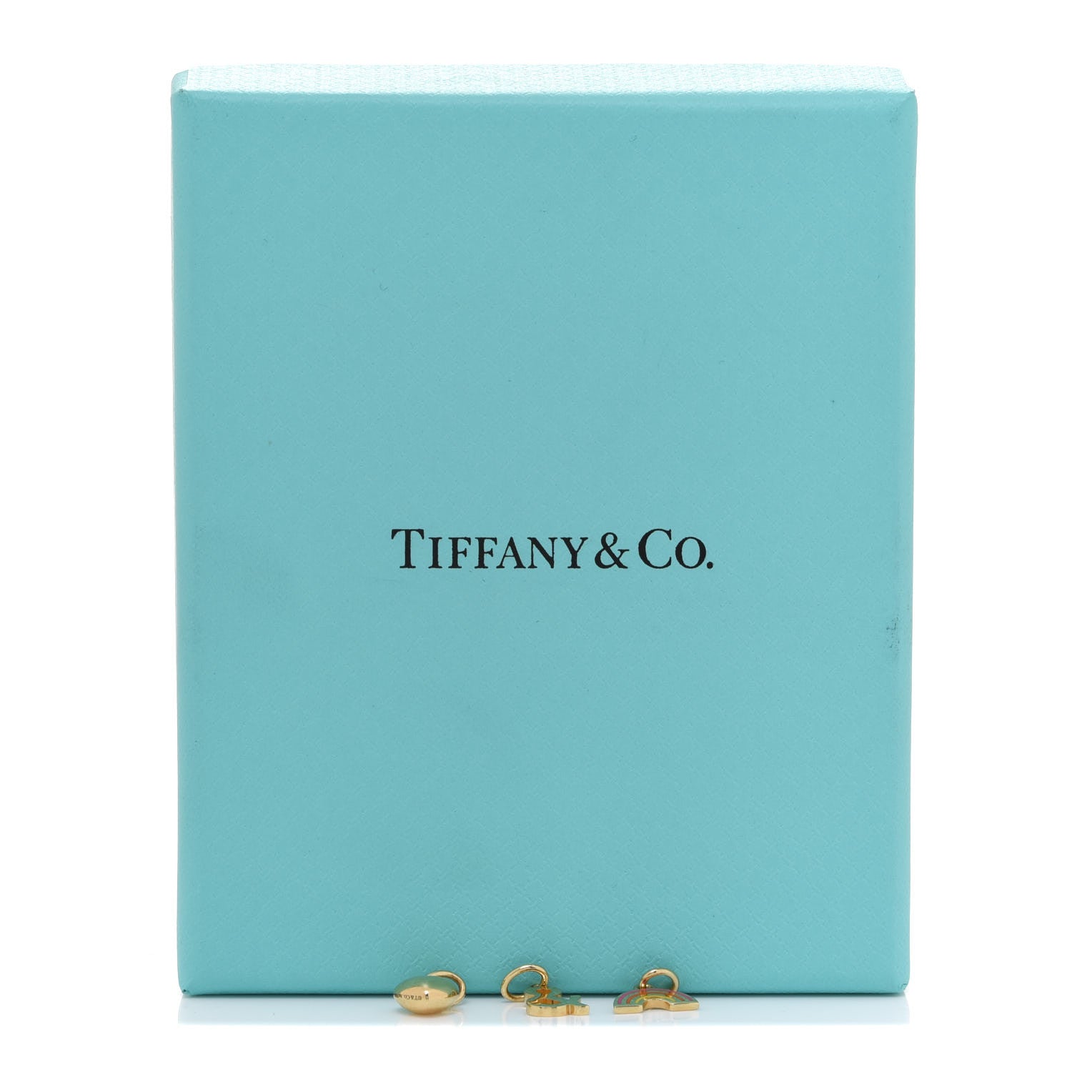 Tiffany 18K Yellow Gold Love and Pride Charm Set of 3 5 of 5