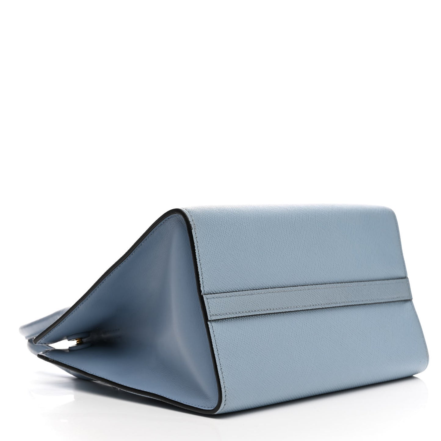 Saffiano Cuir Calfskin Small Monochrome Top Handle Tote Astrale