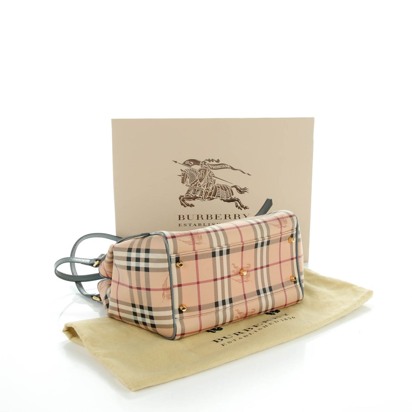 Haymarket Check Small Canterbury Tote Eucalyptus Grey