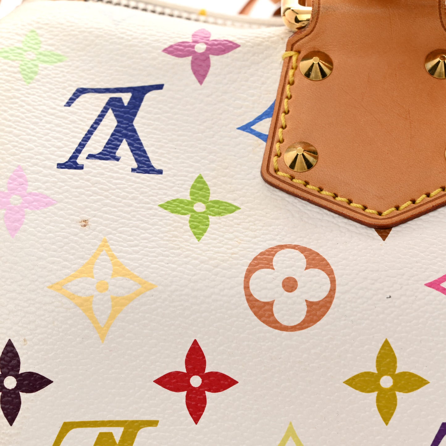 Monogram Multicolor Speedy 30 White
