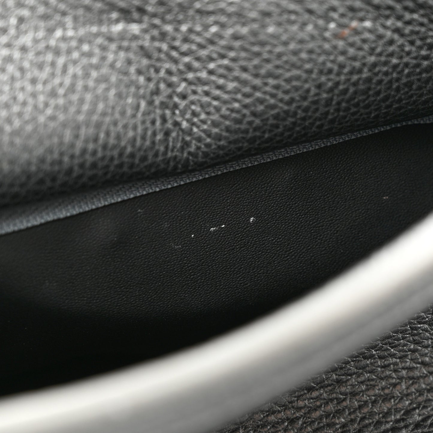 Metallic Grained Calfskin Neo Classic Silver Hardware Mini City Silver