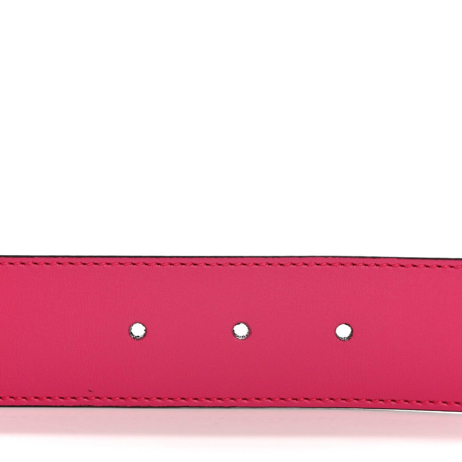 Gucci Plutone Calfskin 37mm GG Marmont Reversible Belt 95 38 Fuschia Pink 5 of 6
