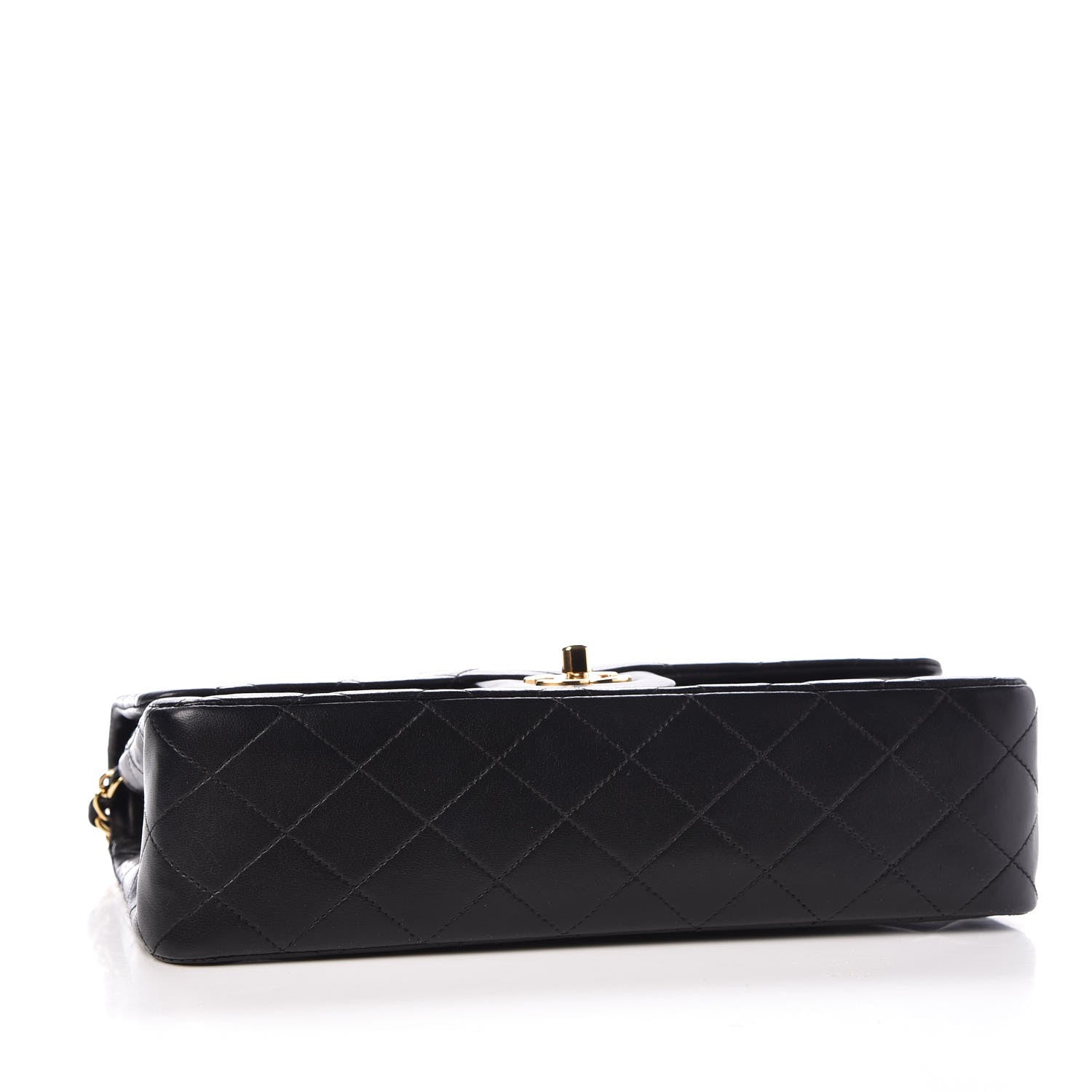 Chanel Lambskin Quilted Medium Double Flap Black 5 of 10
