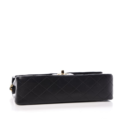Chanel Lambskin Quilted Medium Double Flap Black 5 of 10