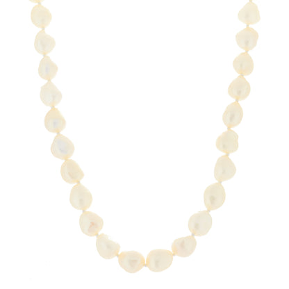 Tiffany Sterling Silver Cultured Pearl Paloma Picasso Strand Necklace 1 of 5