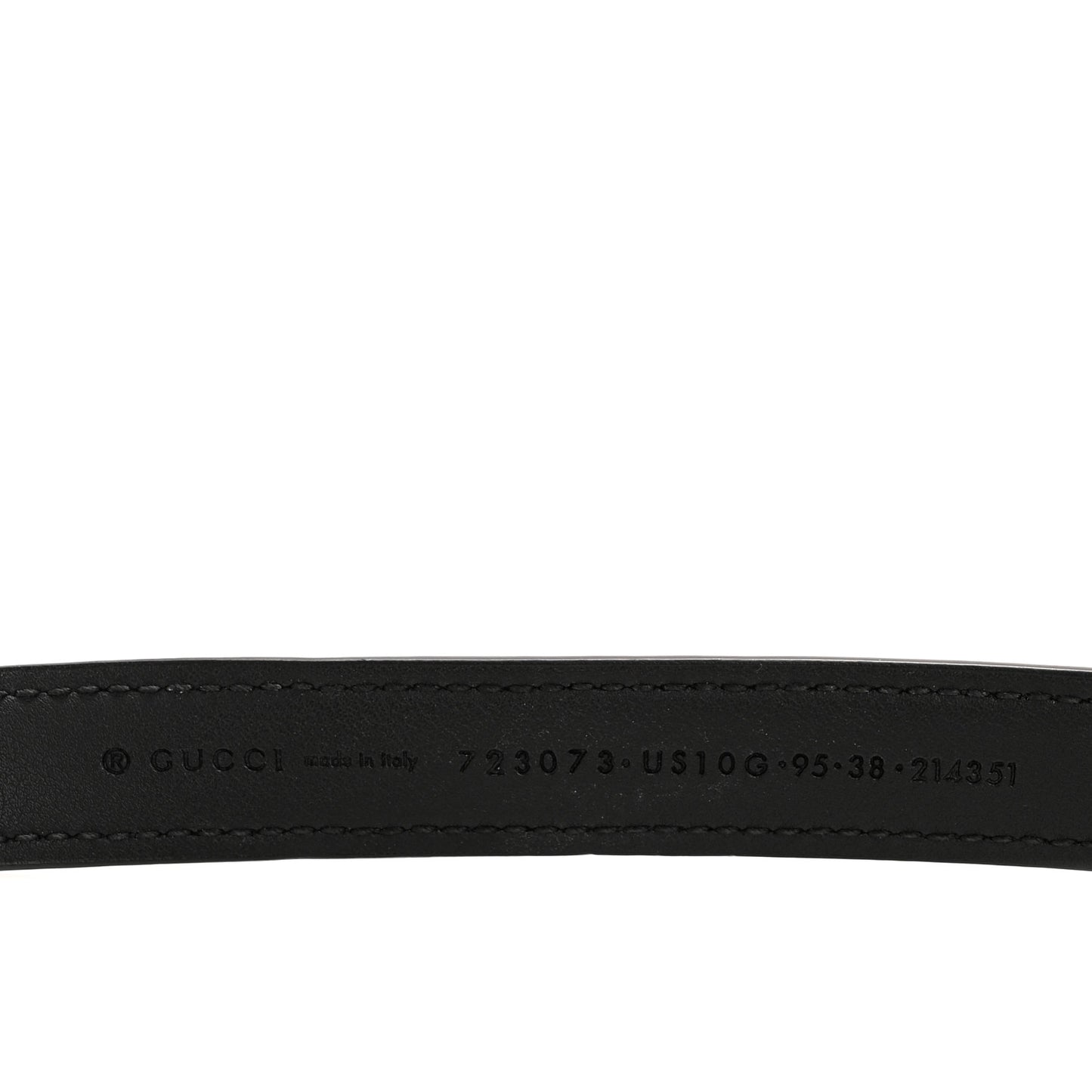 Ciny Lux Calfskin Blondie 20mm Belt 95 38 Black