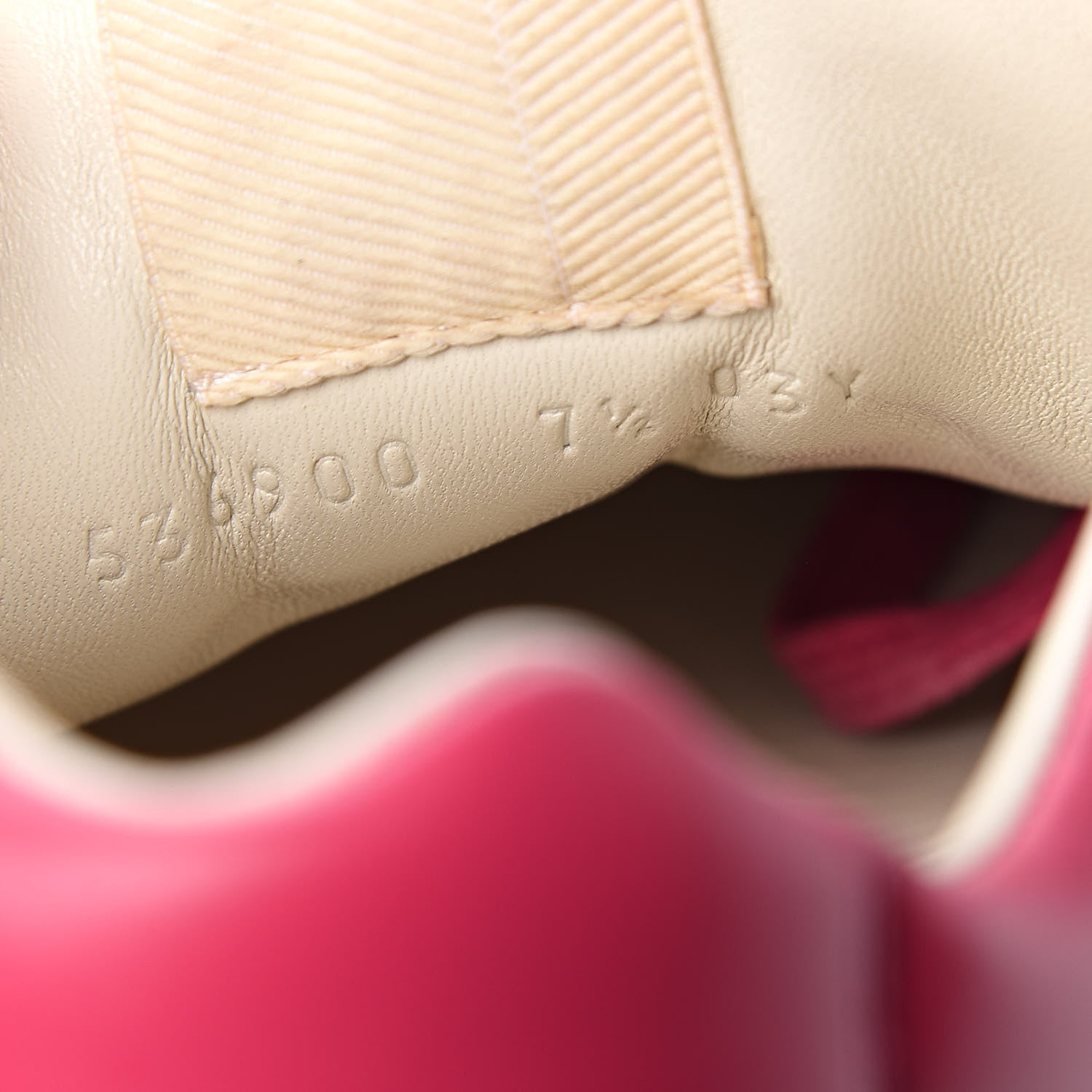 Gucci Calfskin Logo Mens Rhyton Sneakers 7.5 Box Pink 9 of 11