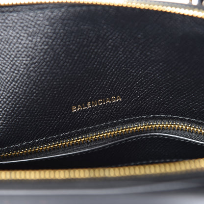 Balenciaga Signature Grained Calfskin Graffiti S Ville Top Handle Bag Black Multicolor 8 of 17