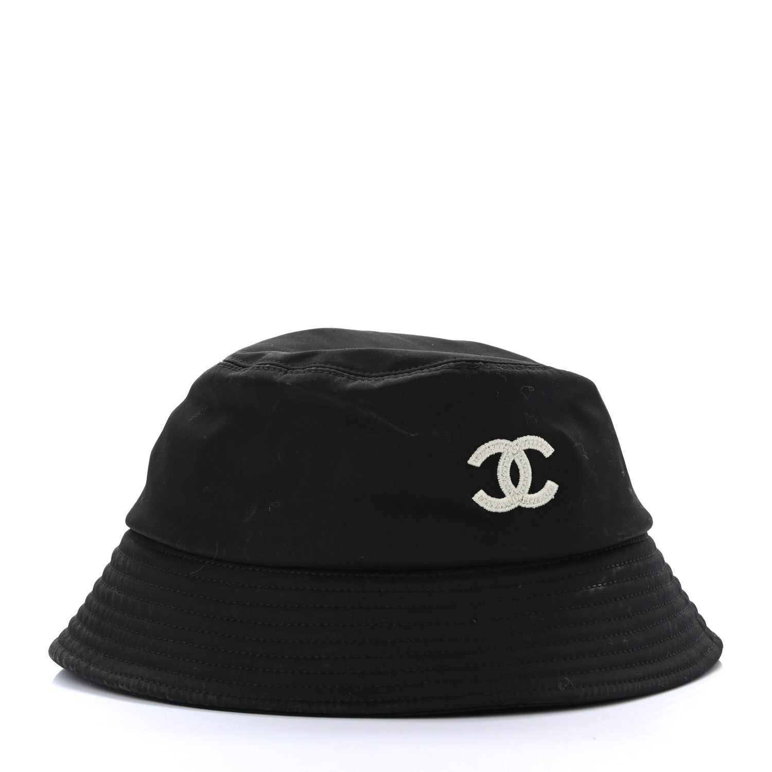 Chanel Cotton CC Bucket Hat M Black 3 of 8
