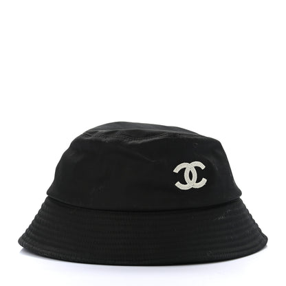 Chanel Cotton CC Bucket Hat M Black 3 of 8