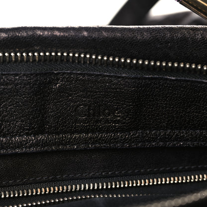 Chloe Leather Saskia Satchel Black 6 of 15