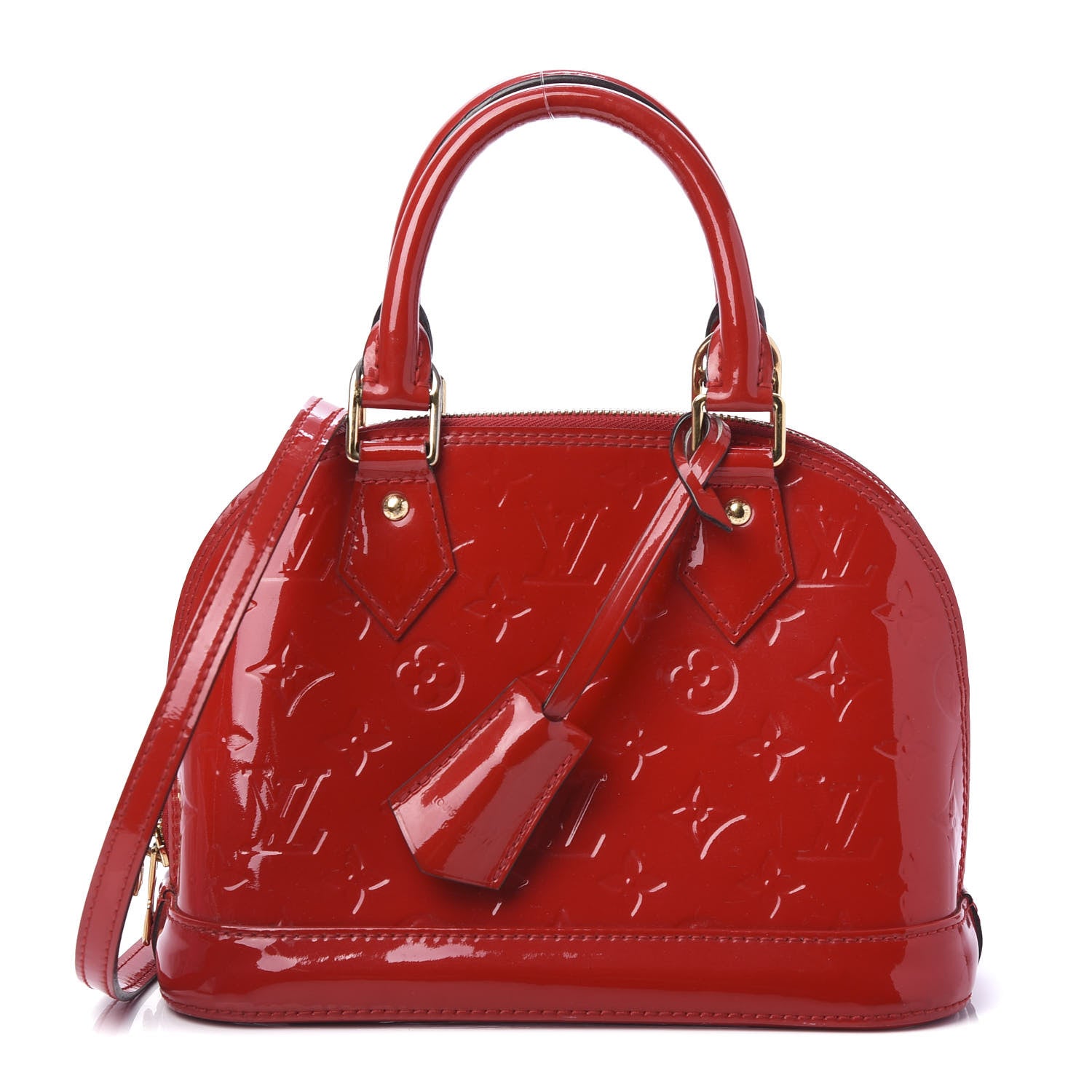 Louis Vuitton Vernis Alma BB Cherry 1 of 9