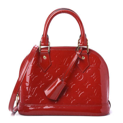 Louis Vuitton Vernis Alma BB Cherry 1 of 9