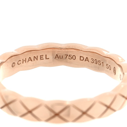 Chanel 18K Beige Gold Mini Coco Crush Ring 50 5.25 4 of 5