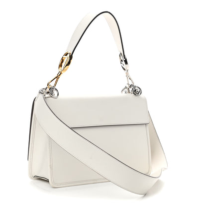 Fendi Vitello Century Opaco F is Fendi Kan I Shoulder Bag White Ice 2 of 4