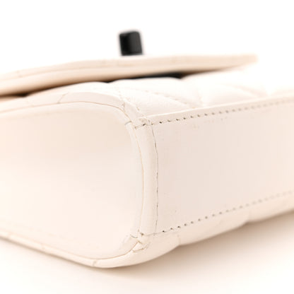 Chanel Lambskin Quilted Mini Trendy CC Clutch With Chain White 9 of 10